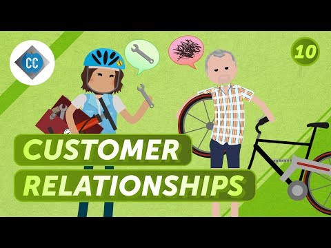 Youtube video: How to Build Customer Relationships Crash Course Entrepreneurship #10