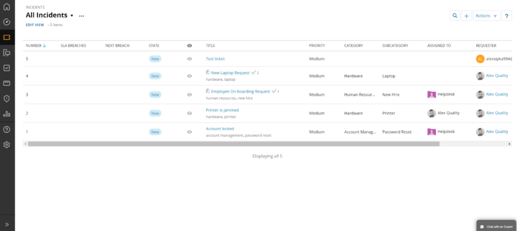 SolarWinds - sistem de gestionare a incidentelor